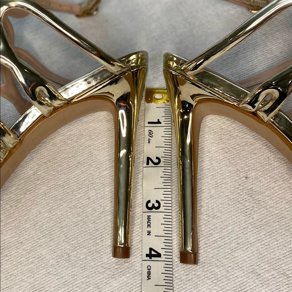 Aldo brand gold colored gladiator style heels - Picture 12 of 12